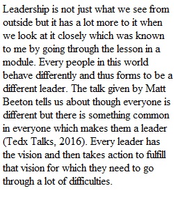 2.4 Reflection of Learning-Dominant Leadership Approach